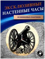 Часы настенные из Виниловых пластинок - AC DC (без подложки)