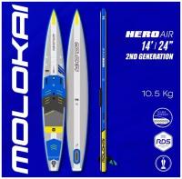 Надувная Sup доска MOLOKAI HERO AIR RACE 14 X 24 RDS