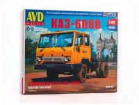 AVD 1525AVD Сборная модель КАЗ-608В седельный тягач 1:43