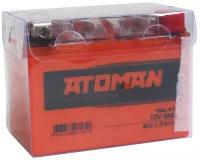 Аккумулятор Мото ATOMAN Nano Gel 12V 4Ah (YB4L-BS) обратная полярность 45А