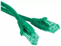 Кабель витая пара патч-корд Hyperline PC-LPM-UTP-RJ45-RJ45-C5e-0.3M-LSZH-GN 0.3m