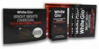Полоски отбеливающие White Glo Bright Nights Charcoal № 5 - Barros Laboratories [W8212-НТМ]