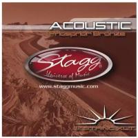 Струны для акустической гитары, 12 струн Stagg AC-12ST-PH Extra Light (10-47)