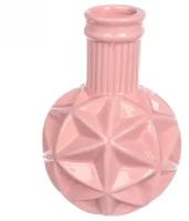 Ваза из керамики «Crispy-Беверли» 15,5см цвет розовый