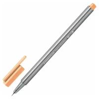 STAEDTLER Ручка капиллярная staedtler triplus fineliner, светло-оранжевая, трехгранная, линия письма 0,3 мм, 334-43, 10 шт