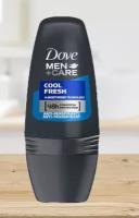 Dove Дезодорант-антиперспирант ролик Men + cool fresh, 48 h, 50 мл