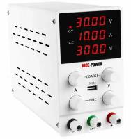 Источник питания Nice-Power SPS3010 импульсный (30 В, 10 А, 1 канал, 300 Вт, USB выход 5 В/2 А)