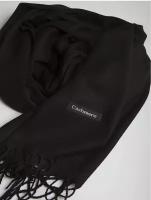 Палантин женский кашемировый, платок, шарф черный
