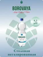 Вода питьевая BOROVAYA (боровая), природная негазированная, ПЭТ 1 л (6 штук)