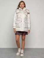 Куртка зимняя женская модная с капюшоном 13338