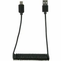 Кабель Red Line Spiral USB - Type-C, черный