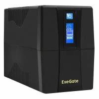 Интерактивный ИБП ExeGate Power Smart ULB-850 (EP285479RUS) черный 480 Вт