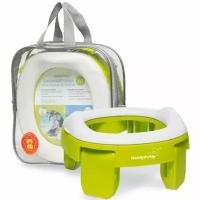 Дорожный горшок Roxy-kids ROXY KIDS HandyPotty, 3 одноразовых пакета, лайм, HP-250GR