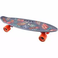 Пенни борд Tech Team Fishboard 23 print (mini) grey