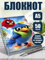 Тетрадь в клетку Angry Birds