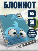 Тетрадь в клетку мультфильм Angry Birds