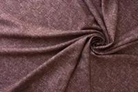 Ткань шелк с шерстью бордово-коричневый меланж