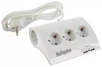 Удлинитель Navigator 71 544 NPE-USB-05-180-ESC-3X1.0, цена за 1 шт