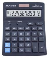 Калькулятор Skainer SK-111 боль, наст, кальк.(пл.12 разрд,2пит 2пам, чер.140*176*45мм)