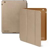 Чехол-книжка для iPad 2 / iPad 3 / iPad 4 Smart Сase, золотой