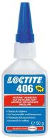 Клей цианоакрилатный для эластомеров и резины Loctite 406 (50 г, 1925293