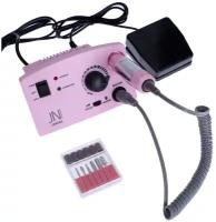 Машинки для маникюра и педикюра JessNail Аппарат для маникюра и педикюра JessNail JD4500, 4 фрезы 30000 об/мин, 35 Вт, розовый