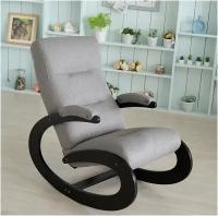 Кресло-качалка Glider Экси из ткани, цвет серый