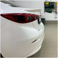 Лип спойлер для автомобиля Mazda 3 BM (Мазда 3 БМ) (2013-2018)