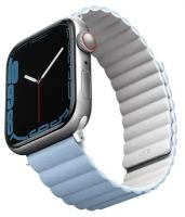 Uniq для Apple Watch All 49/45/44/42 mm ремешок Revix reversible Magnetic White/Blue