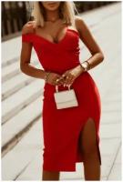 Платье VitoRicci, размер 50-52, красный