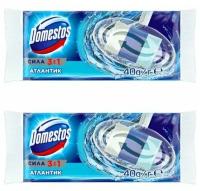 DOMESTOS Сменный гигиен. блок д/унитаза Атлантик, 40гр (5 шт в наборе)