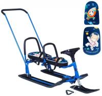 Снегокат Барс 505 Twins Baby Push, галактика