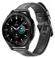 Кожаный ремешок DUX DUCIS для Samsung Galaxy Watch, Business Version, 22мм, черный