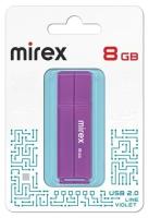 Флешка Mirex Line Violet 8 Гб usb 2.0 Flash Drive - светло-фиолетовый