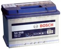 BOSCH 0092S40080 АКБ S4 008 12V 74Ah 680A 278x175x190 /-+/