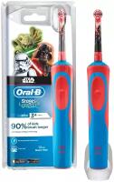 Зубная щетка Oral-B Stages Power StarWars (80285306), красный/синий