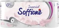 Туалетная бумага Soffione Imperial четырехслойная белая 8 рул., розовый, без запаха