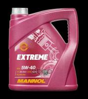 Синтетическое моторное масло Mannol Extreme 5W-40, 4 л