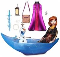 Кукла Анна с лодкой и Олафом - Холодное сердце 2, Disney