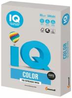 Бумага цветная IQ color, А4, 80 г/м2, 500 л, тренд, серая, GR21