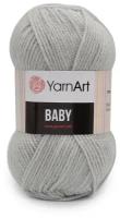 Пряжа Yarnart Baby серебристый (855), 100%акрил, 150м, 50г, 5шт