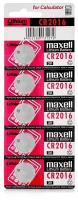 CR-2016 MAXELL 5/card