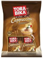 Torabika Cappuccino (Торабика Капучино) кофейный напиток с дополнительным пакетиком шоколадной крошки, 25 г х 20 шт