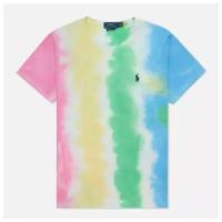 Мужская футболка Polo Ralph Lauren Custom Slim Fit Tie-Dye Jersey жёлтый, Размер M