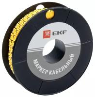 Маркировка кабельная EKF plc-KM-1.5-A 1000 шт. желтый