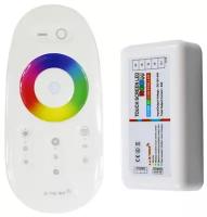 Контроллер диммер для светодиодной ленты (RGB+W, 12V, 24A, 2.4GHz, 640т. цветов) GSMIN DC1 (Белый)