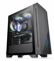 Корпус Thermaltake H330 TG CA-1R8-00M1WN-00 Black/Win/SPCC/Tempered Glass*1/120mm Standard Fan*1 (526456)