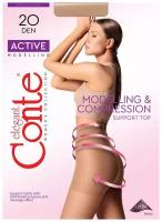 Колготки Conte elegant Active, 20 den, коричневый