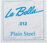 PS012 Отдельная стальная струна без оплетки, 012, La Bella