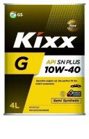 Моторное масло Kixx G Plus 10W-40 полусинтетическое 4 л